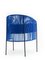 Blue Caribe Lounge Chair by Sebastian Herkner, Set of 4, Image 5