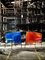 Blue Caribe Lounge Chair by Sebastian Herkner, Set of 4, Image 12