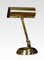 Bankers Desk Lamp in Brass, Image 4