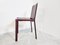 Vintage Dining Chairs in Bordeaux Leather from Arben Italy, 1980s, Set of 8 11