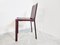 Vintage Dining Chairs in Bordeaux Leather from Arben Italy, 1980s, Set of 8, Image 11