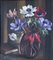 Louis Henri Salzmann, Bouquet de fleurs, 1933, Oil on Cardboard 1