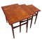 Tavolini ad incastro Mid-Century in legno, Scandinavia, anni '60, Immagine 1