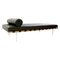 Barcelona Daybed in Black Leather by Ludwig Mies Van Der Rohe for Knoll, Image 1