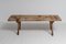 19th Century Swedish Folk Art Work Bench Coffee Table 7