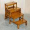 LTD Edition Stewart Linford William Shakespeare Metamorphic Library Steps Chair 14