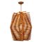 Mid-Century Modern Wooden Pendant Light, 1970s 1