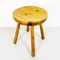 Tabouret Rustique Mid-Century en Bois, Italie, 1960s 7