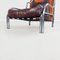 Mid-Century Italian Stringa Lounge Chair in Leather attributed to Gae Aulenti for Poltronova, 1965 12