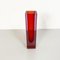 Mid-Century Italian Vase in Red Murano Glass with Internal Purple Shades, 1970s 4