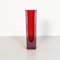 Mid-Century Italian Vase in Red Murano Glass with Internal Purple Shades, 1970s 3