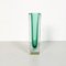 Mid-Century Italian Vase in Green Murano Glass with Internal Blue Shades, 1970s, Image 3