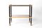 Mid-Century Brass and Black Metal Rectangular Coffee Table with Smoked Glass, 1970s 7