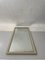 XXL Mid-Century Gold & White Frame Mirror, Germany, 1950s 3