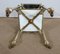 Marble Sellette and Brass Table 17