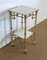 Marble Sellette and Brass Table 2