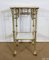 Marble Sellette and Brass Table 10