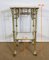 Marble Sellette and Brass Table 14