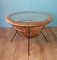 Rattan Coffee Table by Franco Albini, 1960s, Image 1