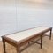 Large Drapery Table in Wood & Natural Stone, 1900 3