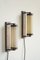 Danish Modern Art Deco Wall Lights in Copper & Glass, 1920s, Set of 2, Image 1