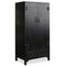 Black Lacquer Elm Armoire 1