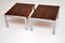 Wood & Chrome Side Tables by Merrow Associates, 1970s, Set of 2, Image 6