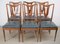 Italian Dining Chairs, 1950s, Set of 6 1
