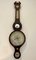 Antikes George III Banjo Barometer aus Mahagoni 1