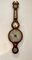 Antikes George III Banjo Barometer aus Mahagoni 1