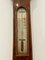 Antikes George III Banjo Barometer aus Mahagoni 5