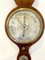 Antikes George III Banjo Barometer aus Mahagoni 3