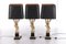 Eagle Guilded Table Lamps by Jacques Charles for Maison Charles, Set of 3 15