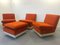 Modular Armchairs With Pouffe by W. Feierbach, 1970s, Set of 4, Image 17