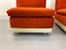 Modular Armchairs With Pouffe by W. Feierbach, 1970s, Set of 4, Image 2