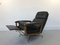 Leather Wingback Lounge Chair, 1950s 1