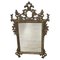 Carved & Silvered Wood Wall Mirror, 1910s 4