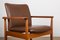 Danish Model 209 Diplomat Chair in Teak & Leather by Finn Juhl for Cado, Set of 2, Image 10