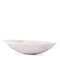 Japanese Donburi L Bowl Raku Ceramic White Crackle from Laab Milano 1