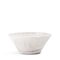 Japanese Moon Bowl in White Crackle Raku Ceramic from Laab Milano 1