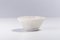 Japanese Moon Bowl in White Crackle Raku Ceramic from Laab Milano 2