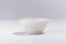 Japanese Moon Bowl in White Crackle Raku Ceramic from Laab Milano, Image 2