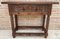 Early 20th Century Spanish Catalan Carved Walnut Console Table With One Drawer 8