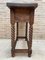 Early 20th Century Spanish Catalan Carved Walnut Console Table With One Drawer, Image 9