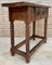 Early 20th Century Spanish Catalan Carved Walnut Console Table With One Drawer, Image 5