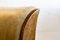 Art Deco Tulip Armlehnstühle aus Holz & Gepolstertem Samt von Hotel Melandre, Frankreich, 4 6