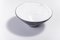 Japanese Large White Crackle Raku Bowl from Laab Milano 2