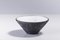 Cuenco Raku japonés de cerámica en blanco y negro de Laab Milano, Imagen 3
