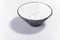 Japanese Black & White Raku Ceramic Bowl from Laab Milano 2