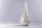 Escultura Raku japonesa moderna de cerámica blanca, Imagen 3